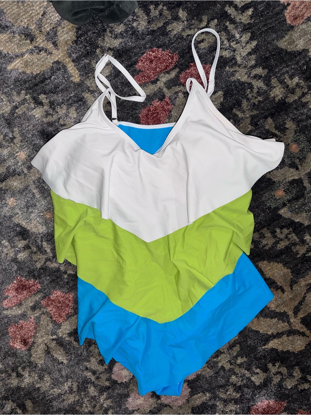 Chicsoul Teal Swim Top with White Lining - 3XL